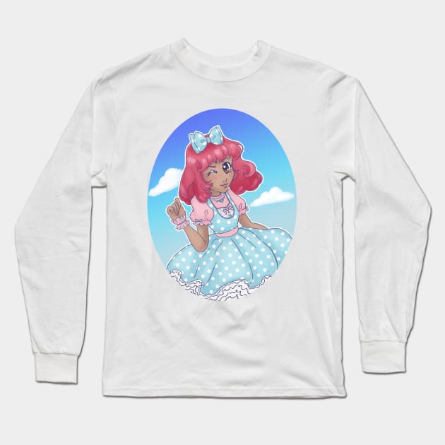 Carefree Sweet Lolita Long Sleeve T-Shirt by Kittykaya